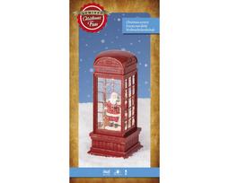 Elektrinė LED dekoracija TELEFONO BŪDELĖ, IP20, šiltai baltos sp., 3xAA (neįeina), 11 x 11 x 25cm