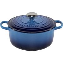 Ketaus puodas Le Creuset Signature 24 cm, 4.2 l, žydras