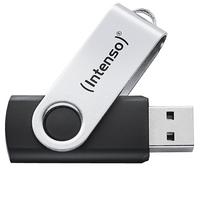 USB atmintinė Intenso Office Line 64GB USB 3.2, sidabrinė/juoda