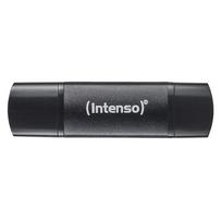 USB atmintinė Intenso Flex Line 3544491 128GB USB 3.2 Gen 1x1 USB-C USB-A OTG, juoda