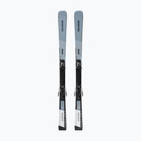 Kalnų slidės + apkaustai Salomon S/Max 10 + M11 GW dusty blue/black