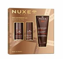 Rinkinys Nuxe Men vyrams: veido gelis, 50 ml + dušo želė veidui, kūnui ir plaukams, 200