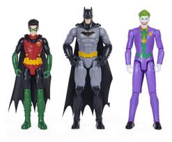 Rinkinys Spin Master DC Comics Batman Robin VS The Joker 6064967, 30 cm, 3 vnt., įvairių spalvų