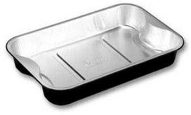 Vienkartinė kepimo dėklelis Ready2Cook 1920 ml 293x193x45 mm juodas, 100 vnt./pak.