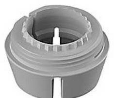 TA Danfoss-RA adapteris, skirtas Halo-B termostato galvutei