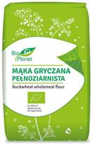 Grandininis pjūklas Ekologiški viso grūdo grikių miltai „BIO PLANET“, 500g