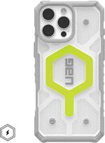 Urban Armor Gear UAG Pathfinder Clear Magsafe Apple iPhone 16 Pro Max - dėklas teleofnui baltos spalvos