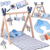 Jokomisiada Wooden Baby Gym Educational Play Mat for Infants ZA5882