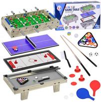Jokomisiada Table football, air hockey, ping-pong, billiards 4 in 1 GR0770