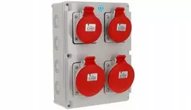 Spamel Paskirstymo dėžutė 2x5x32A 2x5x16A INA=32A IP54 SB-003005-S0040-54