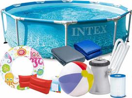 INTEX 28208 baseinas su rėmu 305x76 cm 10in1
