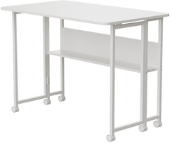Spacetronik Sulankstomas mobilus staliukas, stalviršis 80x58 cm, baltas