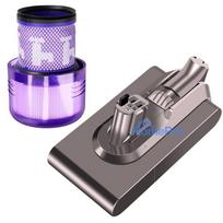Extralink, Filter + battery replacement, battery for Dyson V11 V15 SV46 SV47 vacuum cleaner, (Click type) 25.2V 4000mAh
