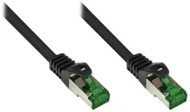 Alcasa 8062-H500S, 50 m, Cat6a, S/FTP (S-STP), RJ-45, RJ-45, juodas
