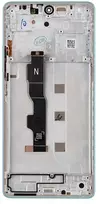LCD ekranas + jutiklinis blokas + priekinis dangtelis, skirtas Xiaomi Redmi Note 13 5G mėlynas (Ocean Teal)