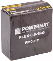 Powermat Viela suvirinimui su šerdimi (saviapvalė) 0,9 mm 1kg FLUX-0.9-1KG