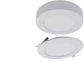 Ecolight Įleidžiamojo apšvietimo šviestuvas CCT 2in1 su rėmeliu 12W 1100lm IP20 apvalus baltas (EC61080)