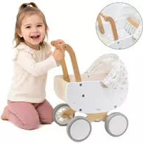 Viga Toys Lėlių vežimėlis Viga, neslystantys ratukai