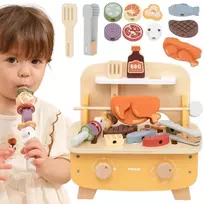 Viga Toys Medinis grilio rinkinys VIGA, 22 dalys