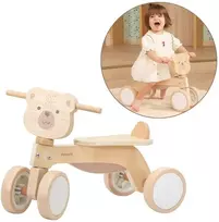 Viga Toys Medinis vežimėlis VIGA PolarB, tylūs ratukai