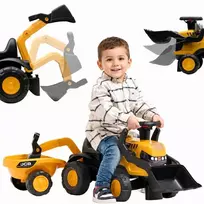 FALK Traktoriukas JCB, tylūs ratai