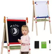 Viga Toys Dvipusė piešimo lenta Viga, magnetinė