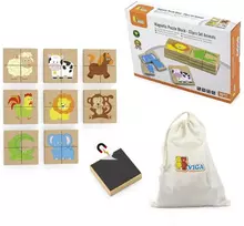 Viga Toys Dėlionė vaikams Viga, 32 magnetinės dalys