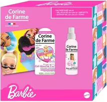 Corine de Farme Dovanų rinkinys vaikams Barbie (Prausimosi gelis 300 ml + Kvepalai 150 ml + rankšluostis) (103421)