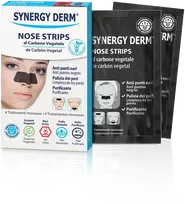 Juostelės nuo juodų taškų ant nosies, SYNERGY DERM Nose Strips / 4 vnt.
