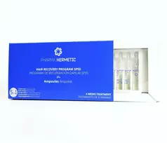 Plaukų atkūrimo programa SP55, Pharma Hermetic / 10 ampulių × 2 ml