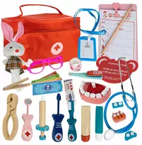 Medinis gydytojo rinkinys click4TOYS, 17 dalių