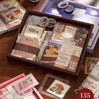 Scrapbookingo priedų rinkinys Vintage, 155 vnt.