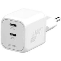 4Smarts Charger 45W PD Dual SiC white 4SM000138