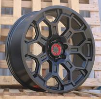 Ratlankis RACINGLINE B1858 R22x9 6x139.7 ET 20 CB 106.1 (Black Matt)