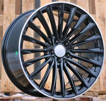 Ratlankis RACINGLINE B5909 R19x8 5x112 ET 43 CB 66.6 (Black Polished Lip) (790 kg)