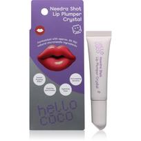 hello coco Needra Shot Lip Plumper lūpų blizgesys pasižymintis didėjančiu poveikiu atspalvis Crystal 8 g