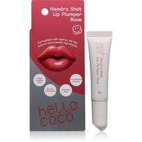 hello coco Needra Shot Lip Plumper lūpų blizgesys pasižymintis didėjančiu poveikiu atspalvis Rose 8 g