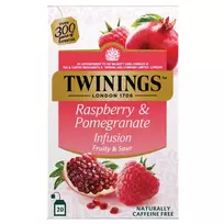 Vaisinė arbata su avietėmis ir granatais TWININGS, 20 x 2 g