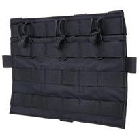 Ape Force Gear Flat Black Taktinis skydelis su 3 šautuvų dėtuvių dėklais