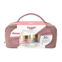 Eucerin Hyaluron-Filler+Elasticity Rosé Gift Set - Dárková sada Dermatologinė veido priežiūra nuo senėjimo