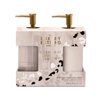 Grace Cole Cashmere Hand Care Gift Duo ( Kašmír, Mošus & Ambra ) - Dárková sada na ruce ( 2 ks ) Vonios ir dušo priemonė