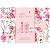 Royale Garden Body Care & Candle Set - Dárková sada péče o tělo se svíčkou ( 4 ks )