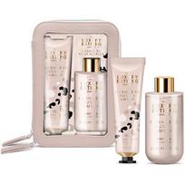 Body Care Set ( Kašmír, Mošus & Ambra ) - Dárková sada péče o tělo v taštičce ( 2 ks )