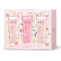 Hand Cream Set ( Pivoňka, Broskev & Malina ) - Dárková sada krémů na ruce ( 3 ks )