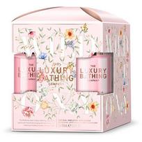 Luxury Bathing Body Care Set ( Pivoňka, Broskev & Malina ) - Dárková sada péče o tělo ( 3 ks )