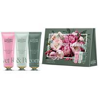 Rose & Peony Hand Cream Set ( Růže & Pivoňka ) - Dárková sada krémů na ruce ( 3 ks )