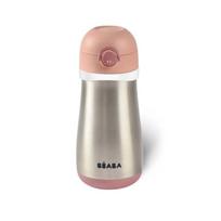 BEABA metalinė gertuvė nuo 18 mėn. 350 ml Old Pink