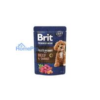 BRIT Brit Premium By Nature Dog Beef & Carrot in Gravy 85 g