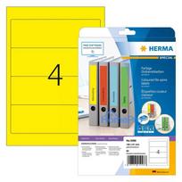 HERMA Ordneretiketten 61,0 x 192,0 mm gelb