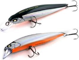 Vobleris Akara Best Minnow 110SP A23, 11 cm, 17 g, sidabro sp./juoda sp./oranžinė sp.